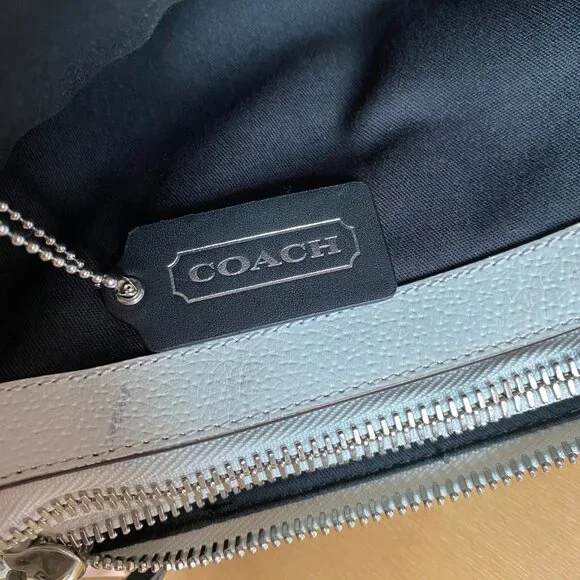 Authentic Coach Colorblock Leather Satchel - Picture 10 of 15